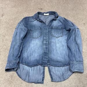 Cloth & Stone Button Down Shirt Women’s Blue Long Sleeve XS